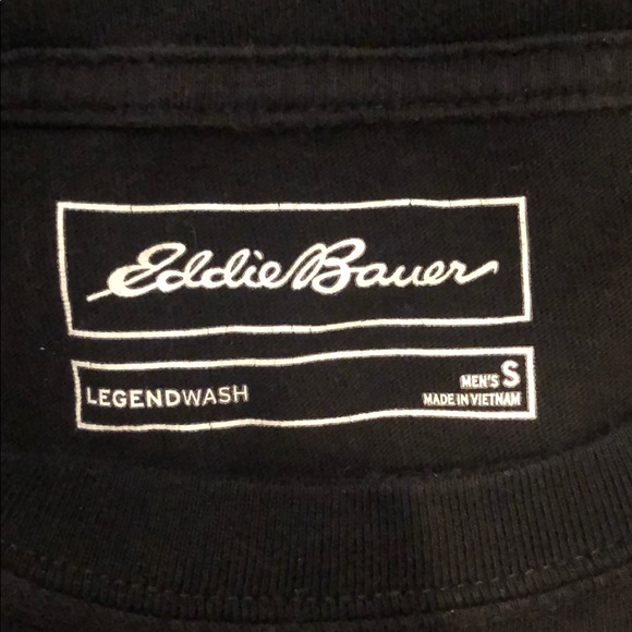3 Eddie Bauer Plain Long Sleeve T-Shirts - Picture 2 of 7